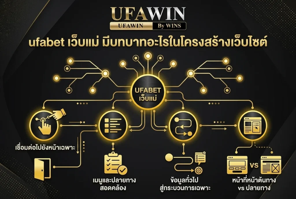 ufabet เว็บแม่ มีบทบาทอะไรในโครงสร้างเว็บไซต์