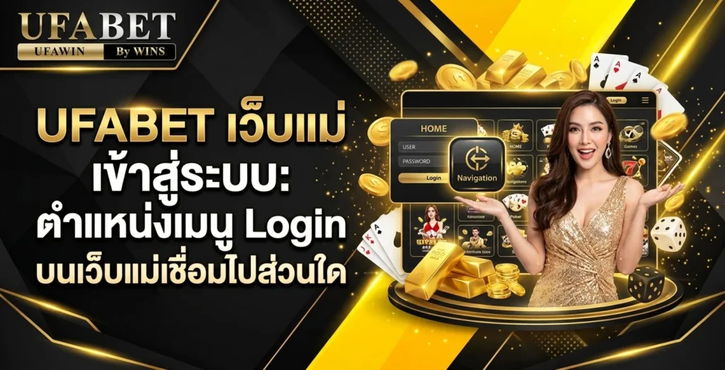 ตำแหน่งใดบนเว็บแม่ที่มักใช้วางเมนู Login